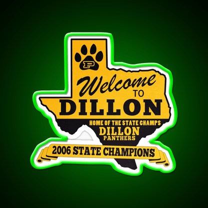 Welcome To Dillon Welcome Led Neon Sign Open Sign Rgb Color - Shineneon