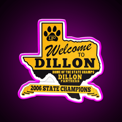 Welcome To Dillon Welcome Led Neon Sign Open Sign Rgb Color - Shineneon