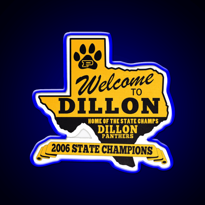 Welcome To Dillon Welcome Led Neon Sign Open Sign Rgb Color - Shineneon