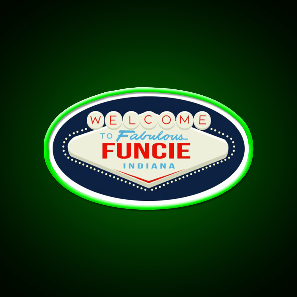 Welcome To Fabulous Funcie Indiana Welcome Led Neon Sign Open Sign Rgb Color - Shineneon