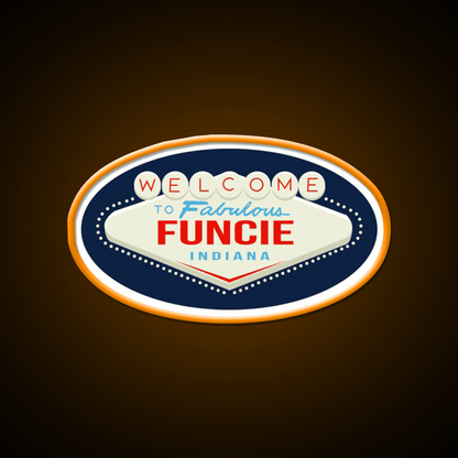 Welcome To Fabulous Funcie Indiana Welcome Led Neon Sign Open Sign Rgb Color - Shineneon