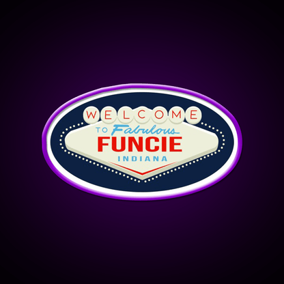Welcome To Fabulous Funcie Indiana Welcome Led Neon Sign Open Sign Rgb Color - Shineneon