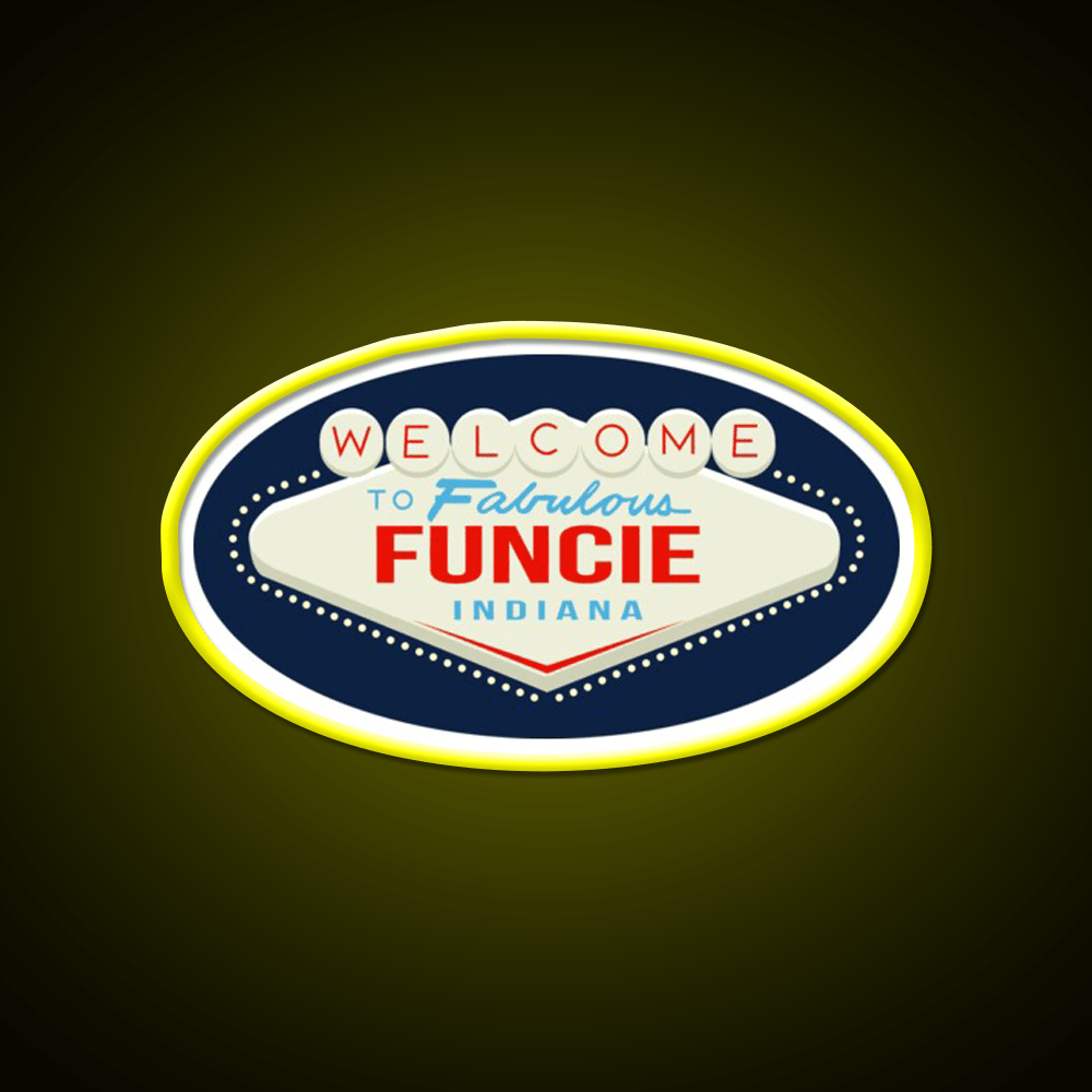 Welcome To Fabulous Funcie Indiana Welcome Led Neon Sign Open Sign Rgb Color - Shineneon