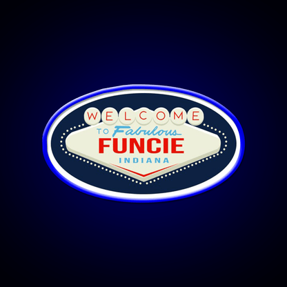 Welcome To Fabulous Funcie Indiana Welcome Led Neon Sign Open Sign Rgb Color - Shineneon