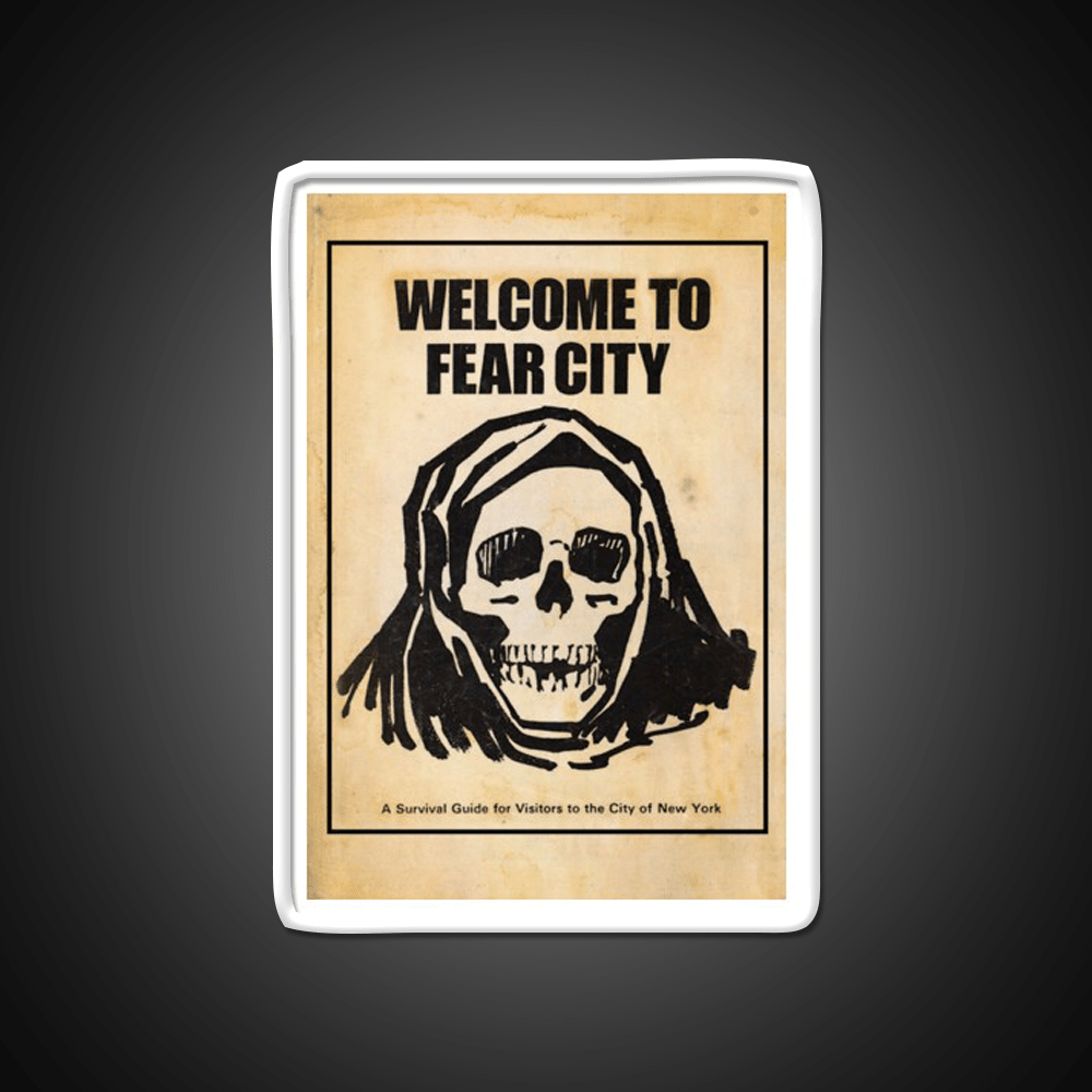 Welcome To Fear City Welcome Led Neon Sign Open Sign Rgb Color - Shineneon