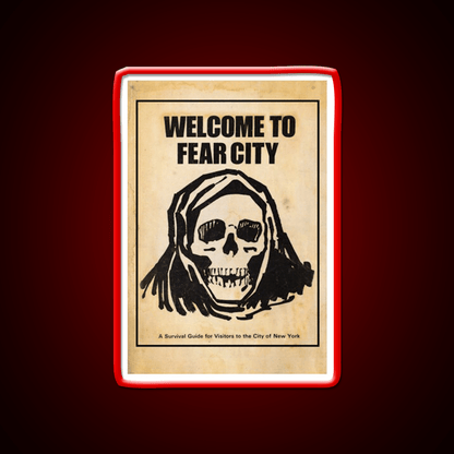 Welcome To Fear City Welcome Led Neon Sign Open Sign Rgb Color - Shineneon