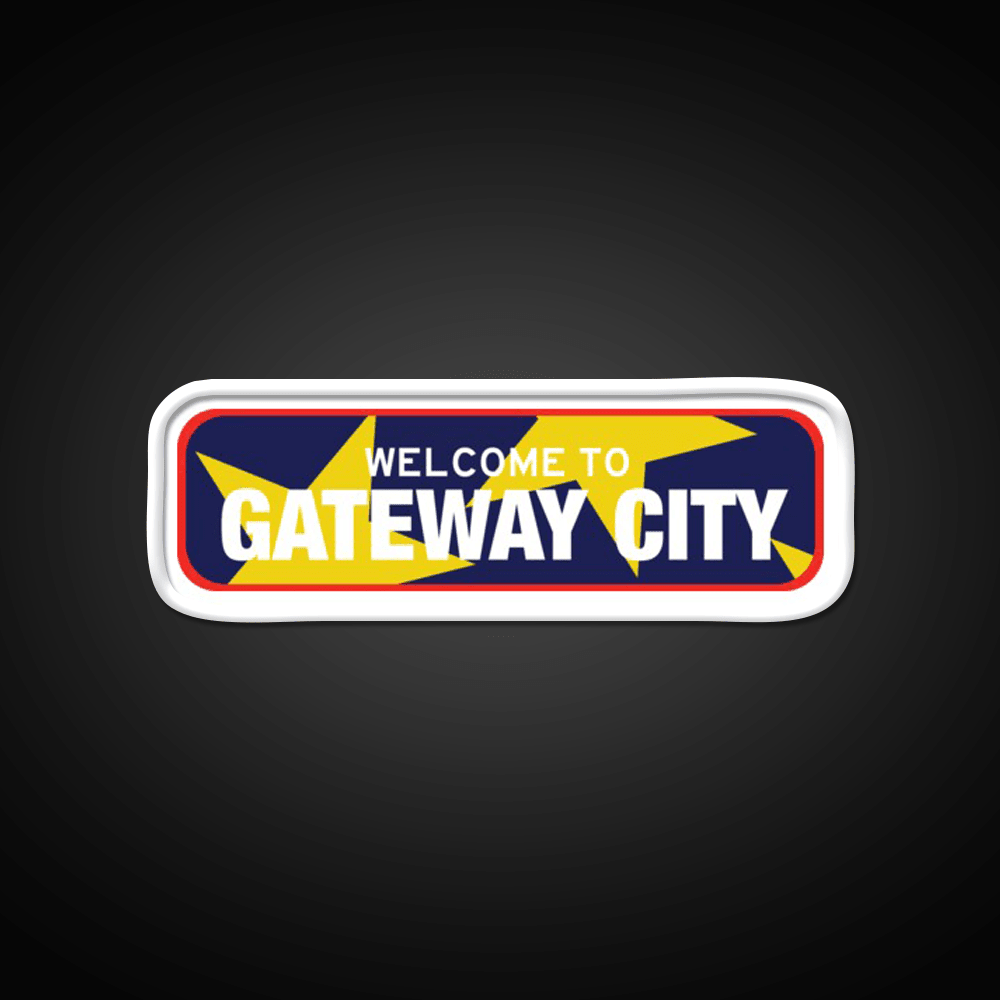 Welcome To Gateway City Welcome Led Neon Sign Open Sign Rgb Color - Shineneon