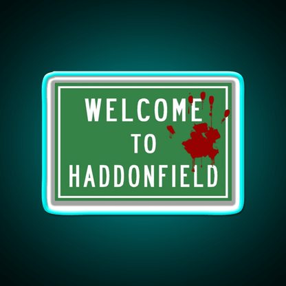 Welcome To Haddonfield Welcome Led Neon Sign Open Sign Rgb Color - Shineneon