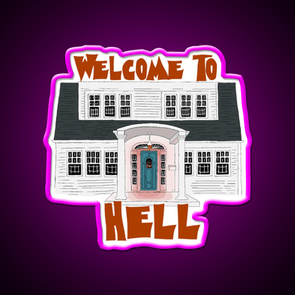 Welcome To Hell Welcome Led Neon Sign Open Sign Rgb Color - Shineneon