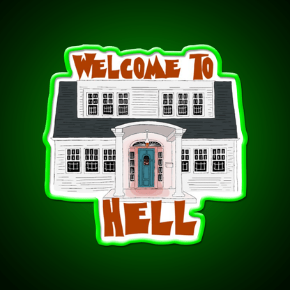 Welcome To Hell Welcome Led Neon Sign Open Sign Rgb Color - Shineneon