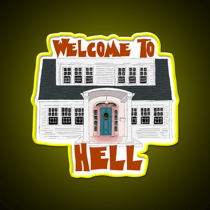 Welcome To Hell Welcome Led Neon Sign Open Sign Rgb Color - Shineneon