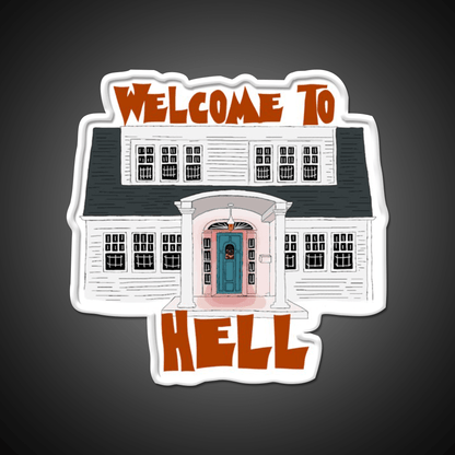 Welcome To Hell Welcome Led Neon Sign Open Sign Rgb Color - Shineneon