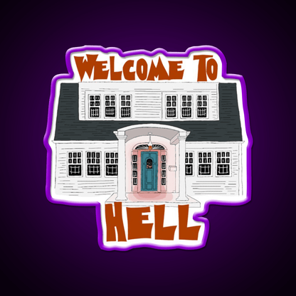 Welcome To Hell Welcome Led Neon Sign Open Sign Rgb Color - Shineneon