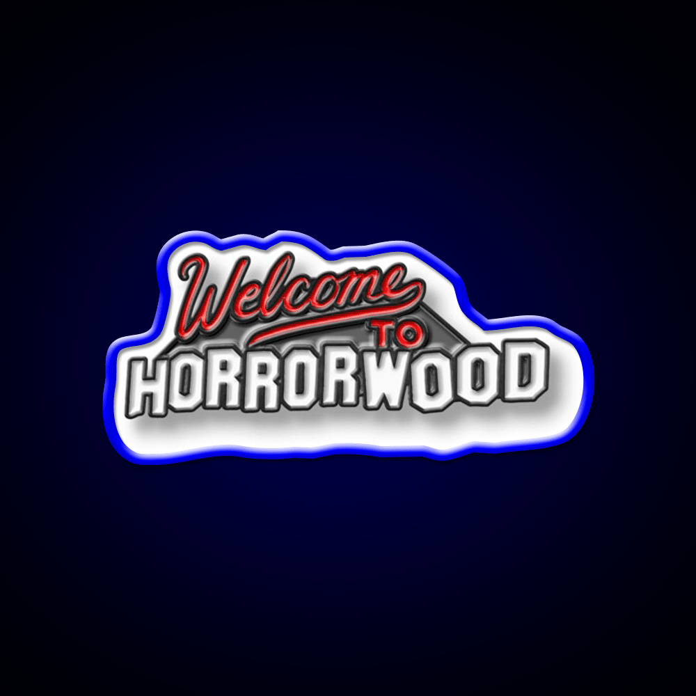 Welcome To Horrorwood Welcome Led Neon Sign Open Sign Rgb Color - Shineneon