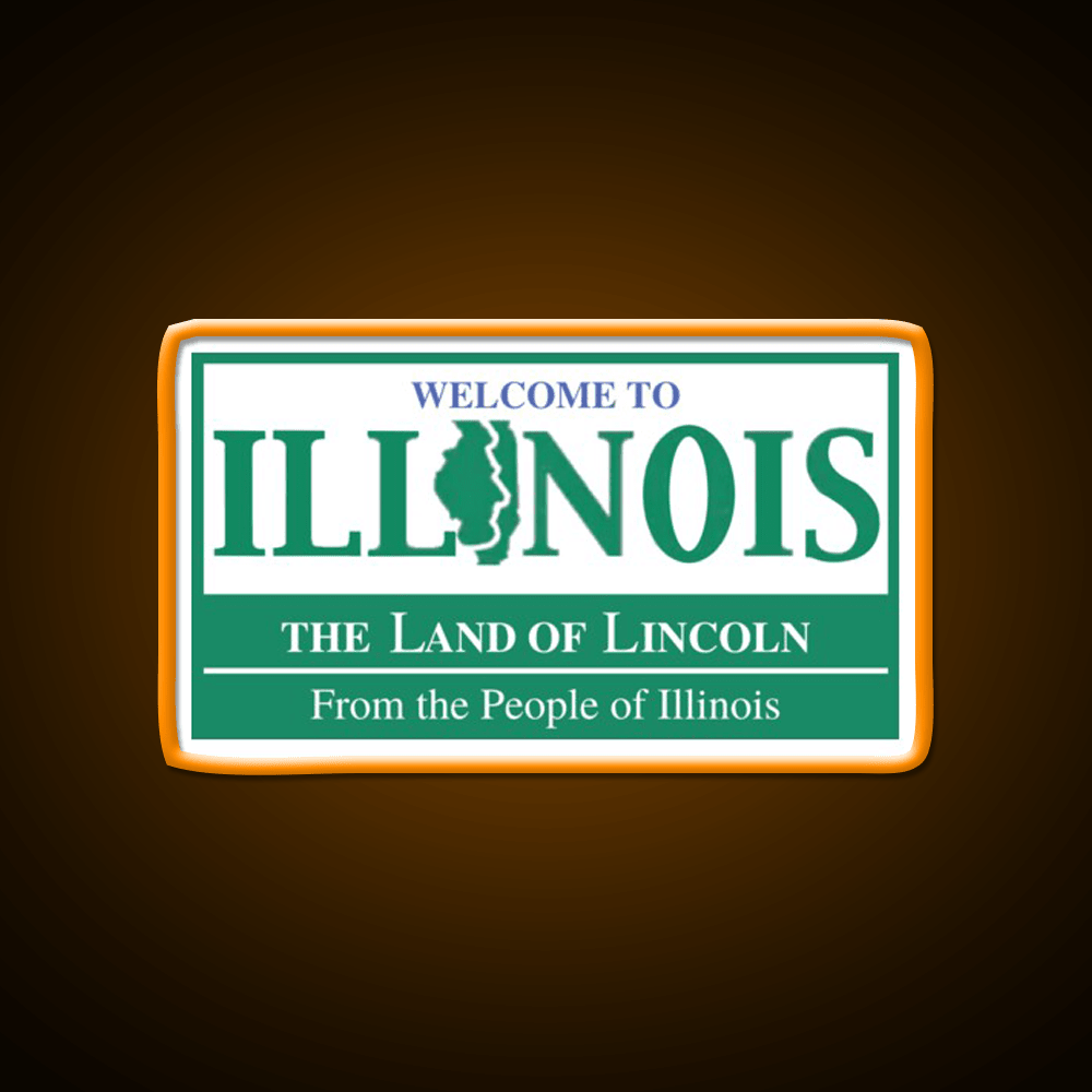 Welcome To Illinois Welcome Led Neon Sign Open Sign Rgb Color - Shineneon