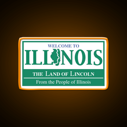 Welcome To Illinois Welcome Led Neon Sign Open Sign Rgb Color - Shineneon