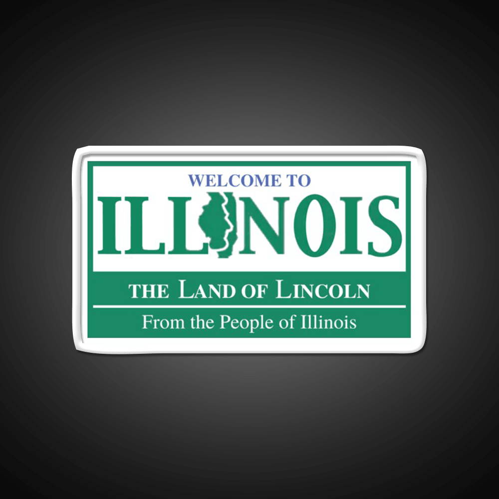 Welcome To Illinois Welcome Led Neon Sign Open Sign Rgb Color - Shineneon