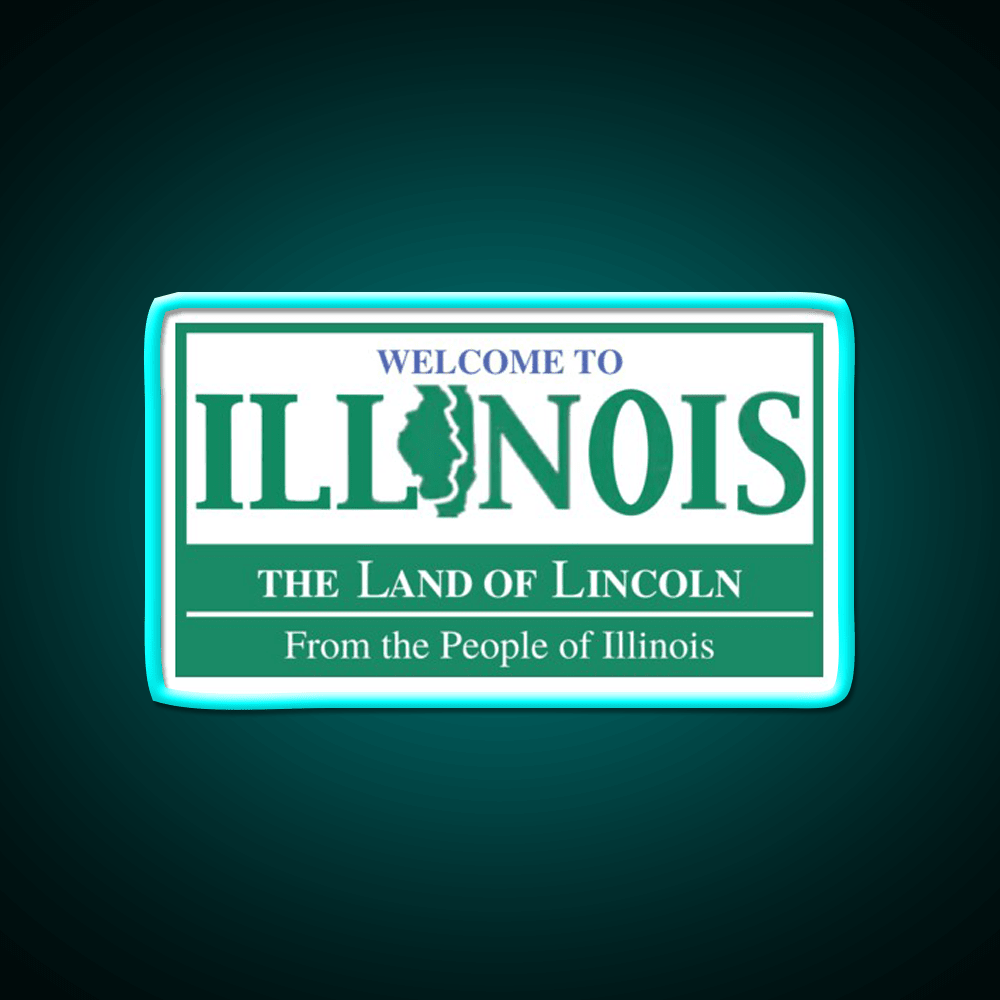 Welcome To Illinois Welcome Led Neon Sign Open Sign Rgb Color - Shineneon