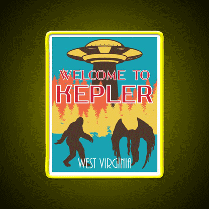 Welcome To Kepler Welcome Led Neon Sign Open Sign Rgb Color - Custom LED neon sign front view
