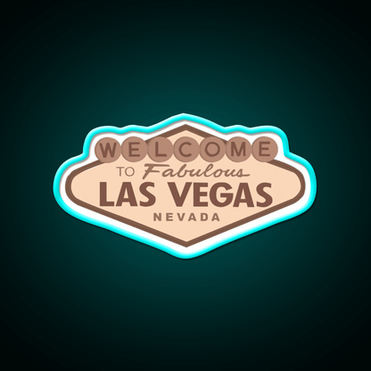 Welcome To Las Vegas Welcome Led Neon Sign Open Sign Rgb Color - Shineneon