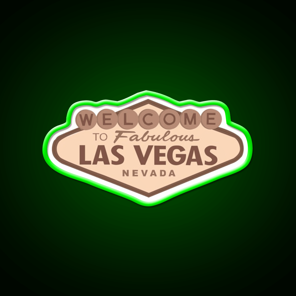 Welcome To Las Vegas Welcome Led Neon Sign Open Sign Rgb Color - Shineneon