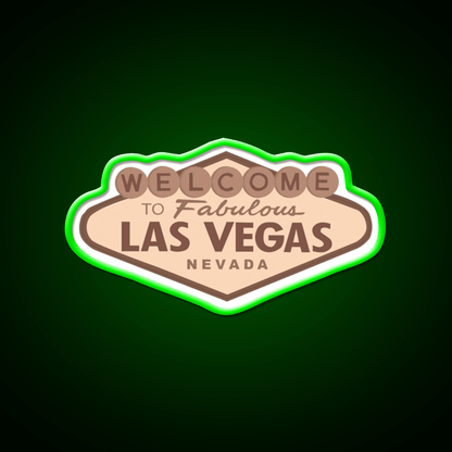 Welcome To Las Vegas Welcome Led Neon Sign Open Sign Rgb Color - Shineneon