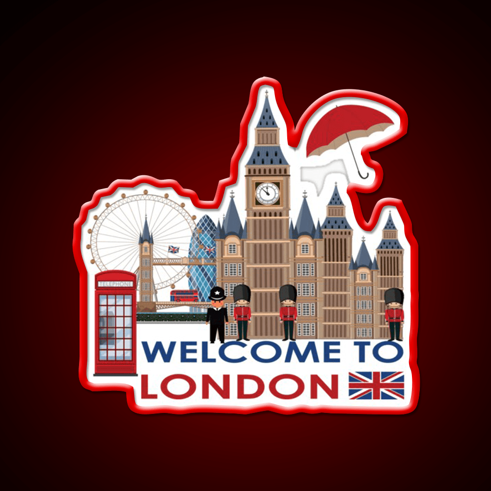 Welcome To London Welcome Led Neon Sign Open Sign Rgb Color - Shineneon
