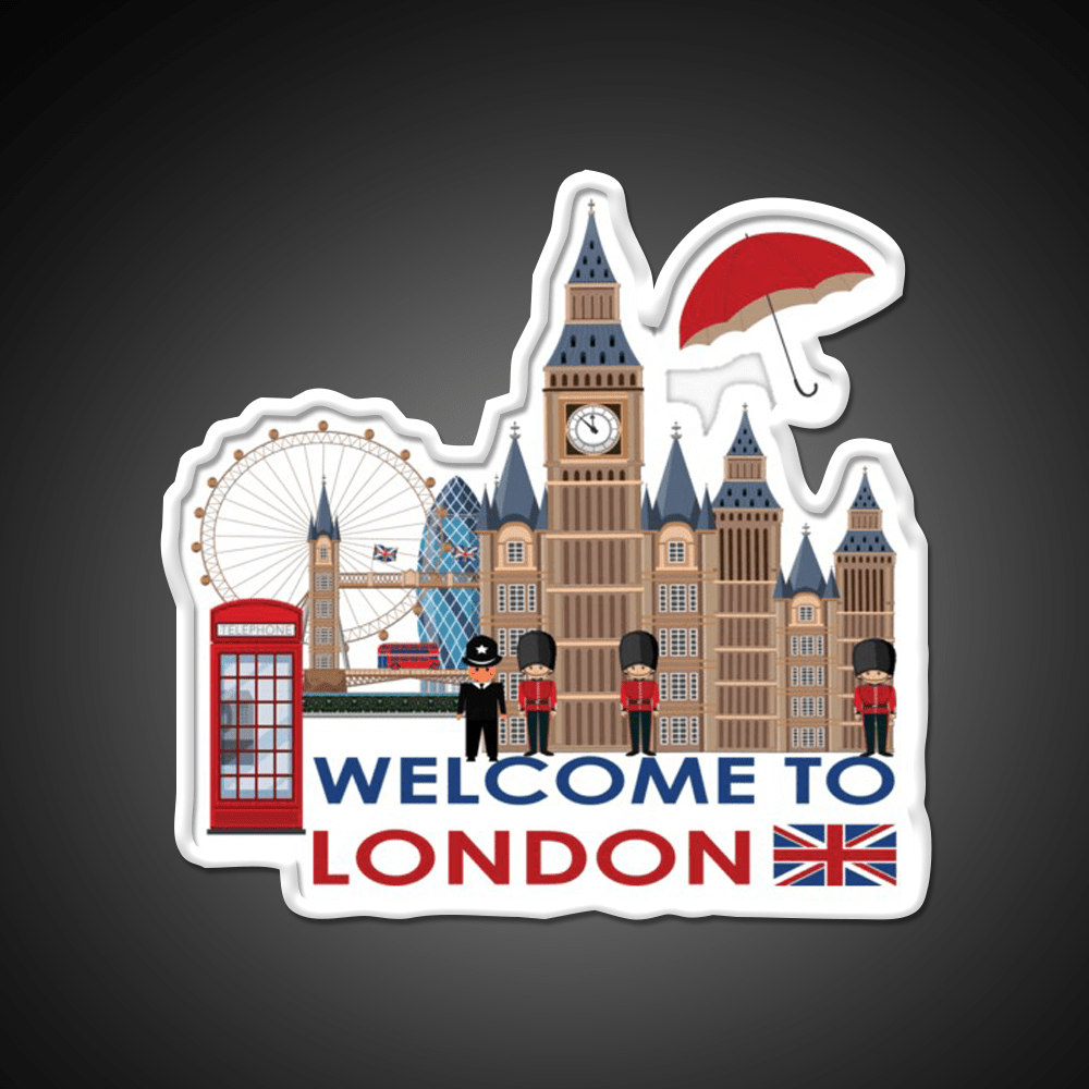 Welcome To London Welcome Led Neon Sign Open Sign Rgb Color - Shineneon