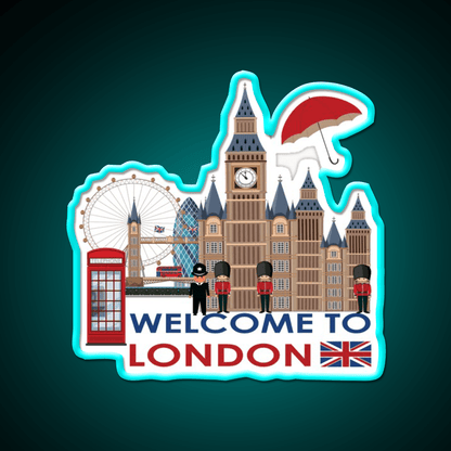 Welcome To London Welcome Led Neon Sign Open Sign Rgb Color - Shineneon