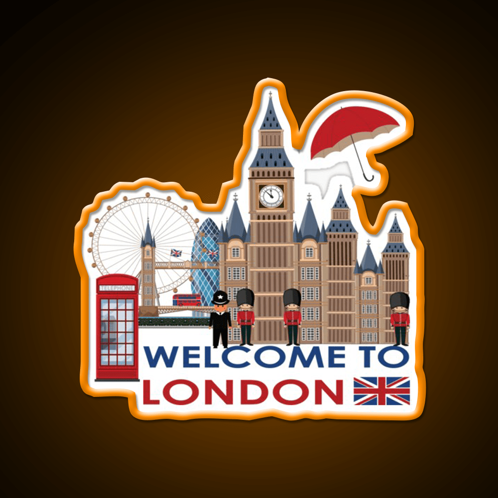 Welcome To London Welcome Led Neon Sign Open Sign Rgb Color - Shineneon