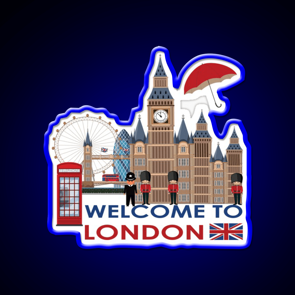 Welcome To London Welcome Led Neon Sign Open Sign Rgb Color - Shineneon