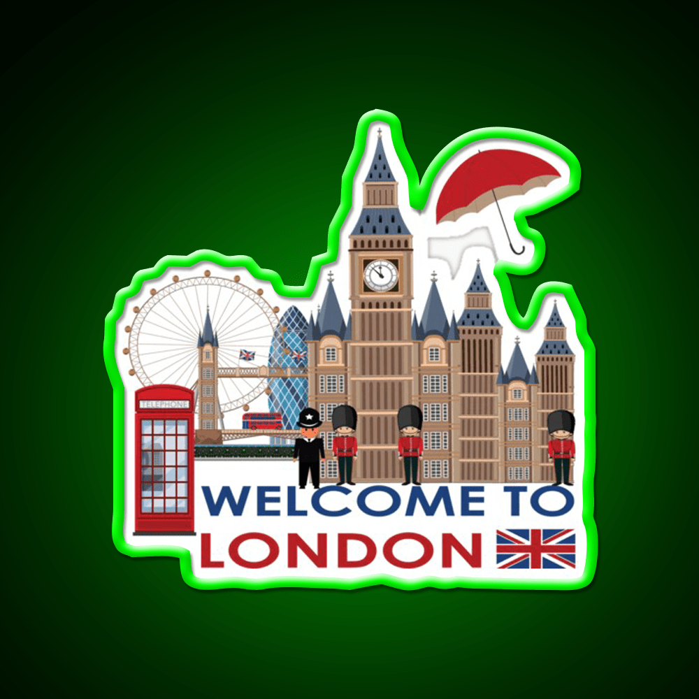Welcome To London Welcome Led Neon Sign Open Sign Rgb Color - Shineneon