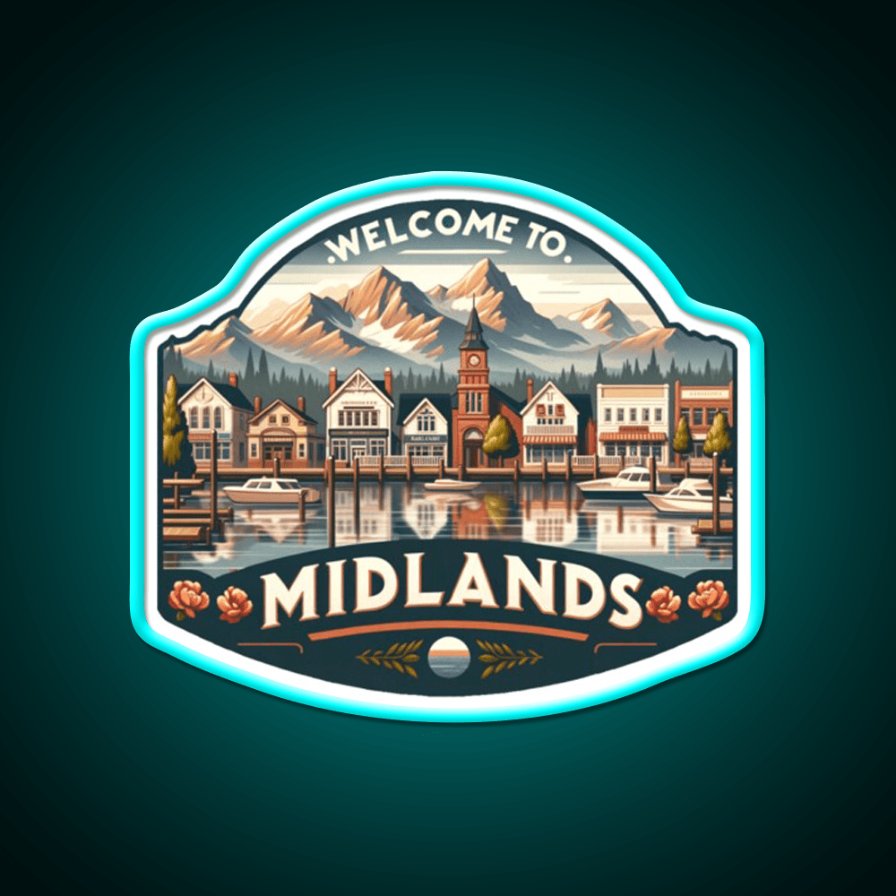 Welcome To Midlands Welcome Led Neon Sign Open Sign Rgb Color - Shineneon