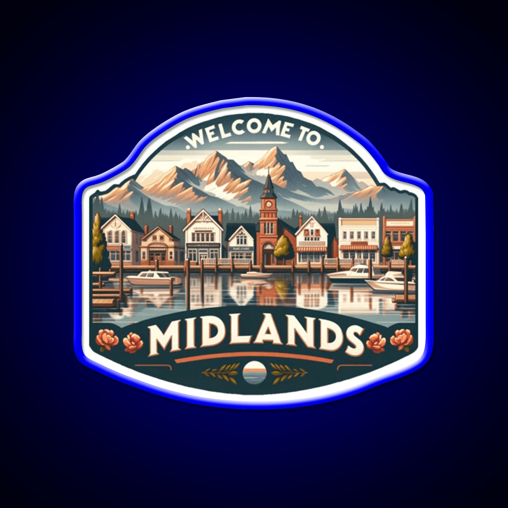 Welcome To Midlands Welcome Led Neon Sign Open Sign Rgb Color - Shineneon
