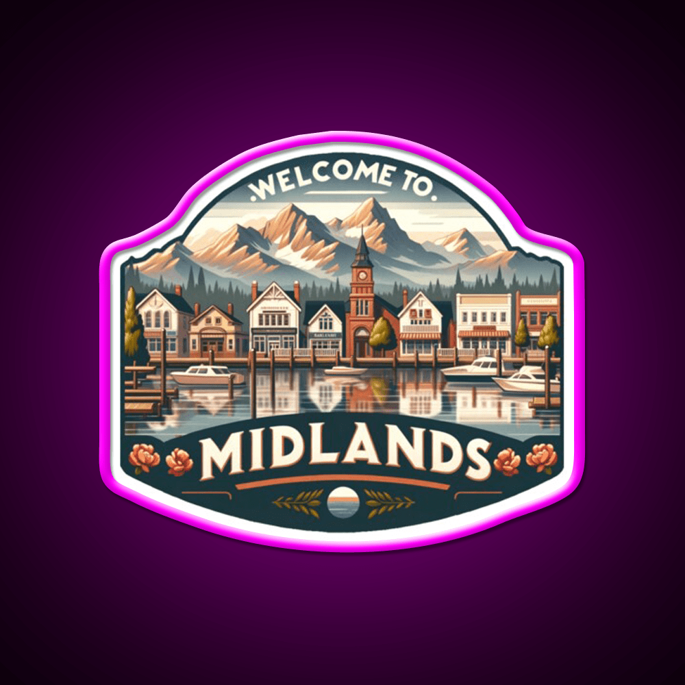 Welcome To Midlands Welcome Led Neon Sign Open Sign Rgb Color - Shineneon