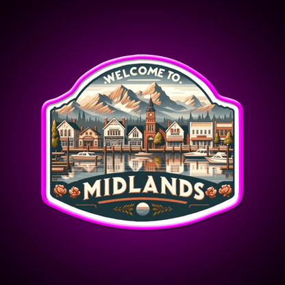 Welcome To Midlands Welcome Led Neon Sign Open Sign Rgb Color - Shineneon