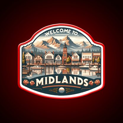 Welcome To Midlands Welcome Led Neon Sign Open Sign Rgb Color - Shineneon