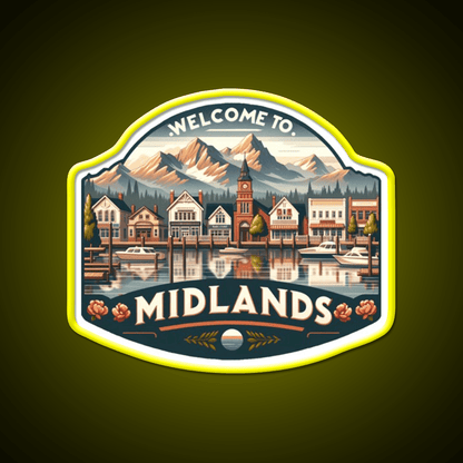 Welcome To Midlands Welcome Led Neon Sign Open Sign Rgb Color - Shineneon