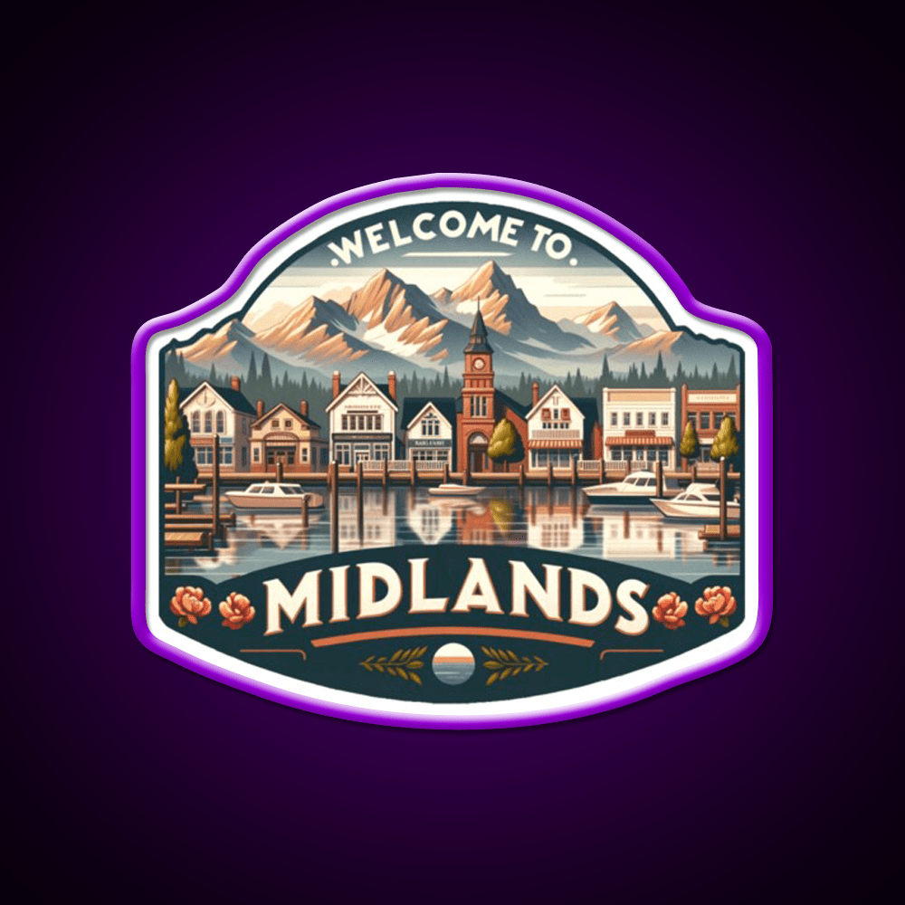 Welcome To Midlands Welcome Led Neon Sign Open Sign Rgb Color - Shineneon