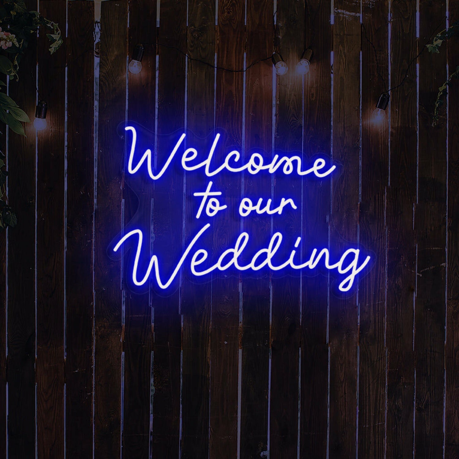 Welcome To Our Wedding Neon Gateway To Love | Shineneon