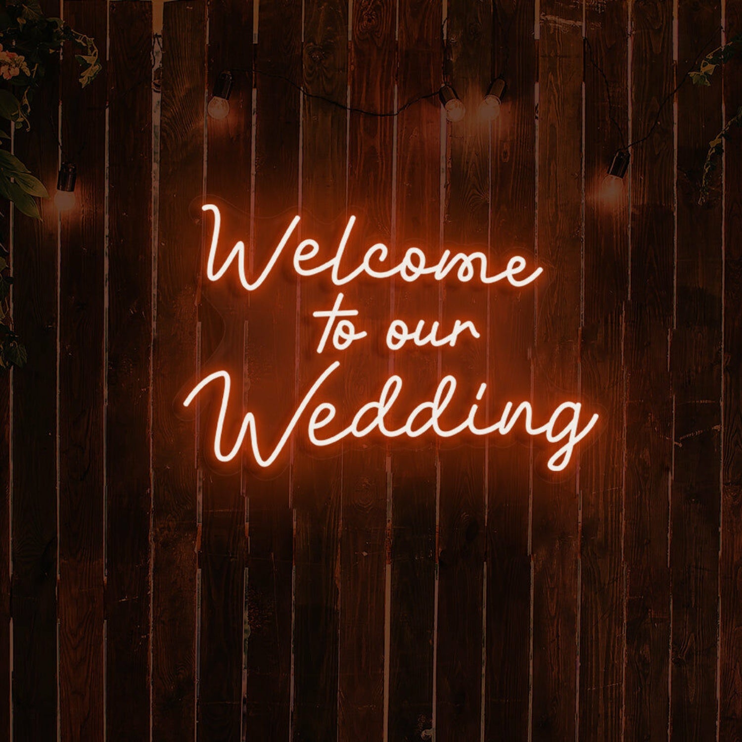 Welcome To Our Wedding Neon Gateway To Love | Shineneon