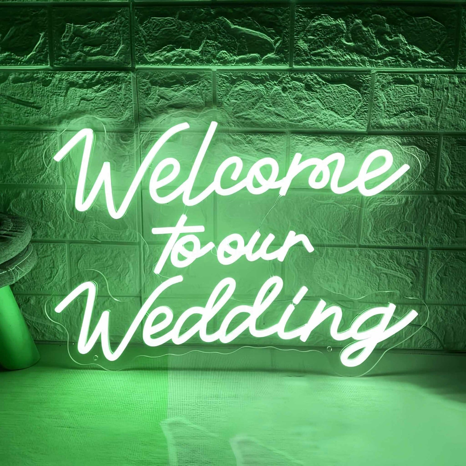 Welcome To Our Wedding Neon Sign | Shineneon