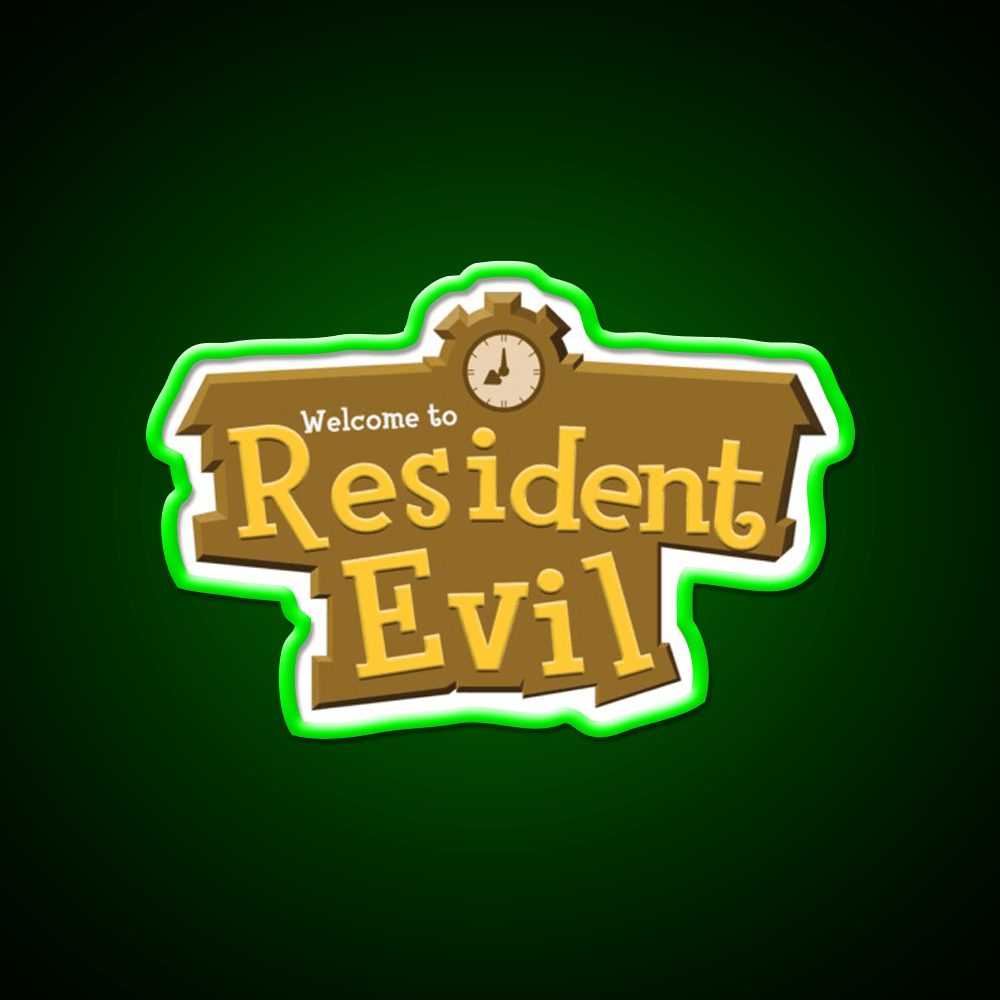 Welcome To Resident Evil Welcome Led Neon Sign Open Sign Rgb Color - Shineneon