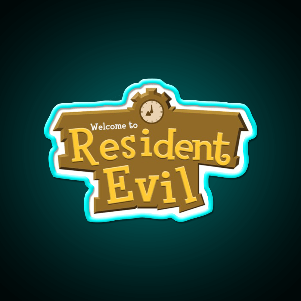 Welcome To Resident Evil Welcome Led Neon Sign Open Sign Rgb Color - Shineneon