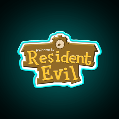 Welcome To Resident Evil Welcome Led Neon Sign Open Sign Rgb Color - Shineneon