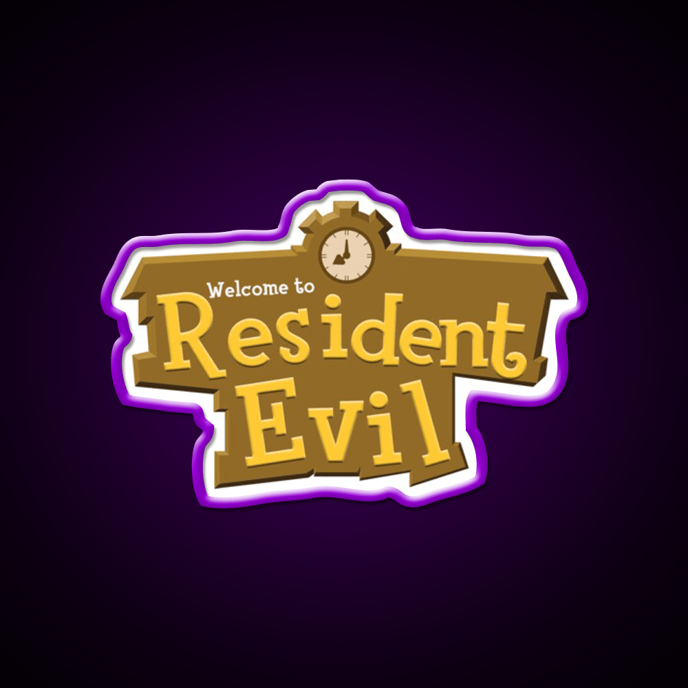 Welcome To Resident Evil Welcome Led Neon Sign Open Sign Rgb Color - Shineneon