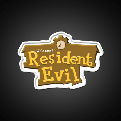 Welcome To Resident Evil Welcome Led Neon Sign Open Sign Rgb Color - Shineneon