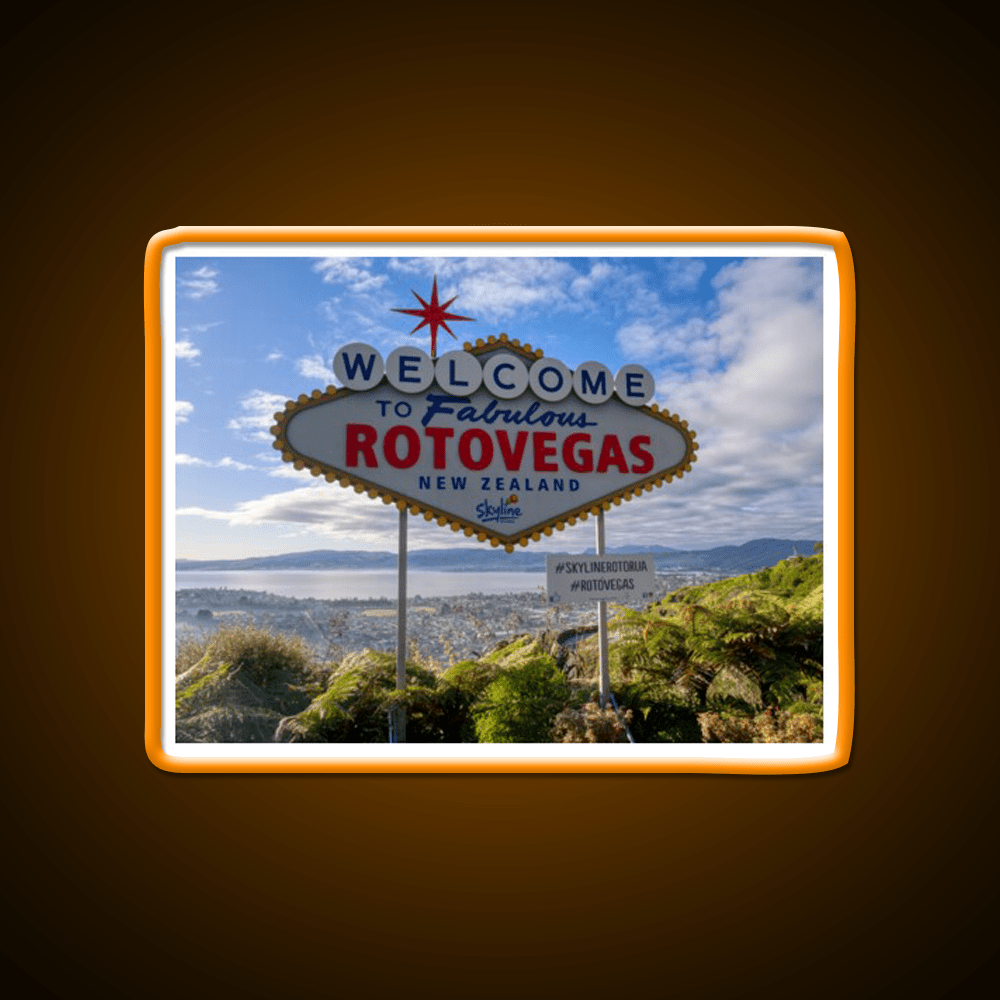 Welcome To Rotovegas Welcome Led Neon Sign Open Sign Rgb Color - Shineneon