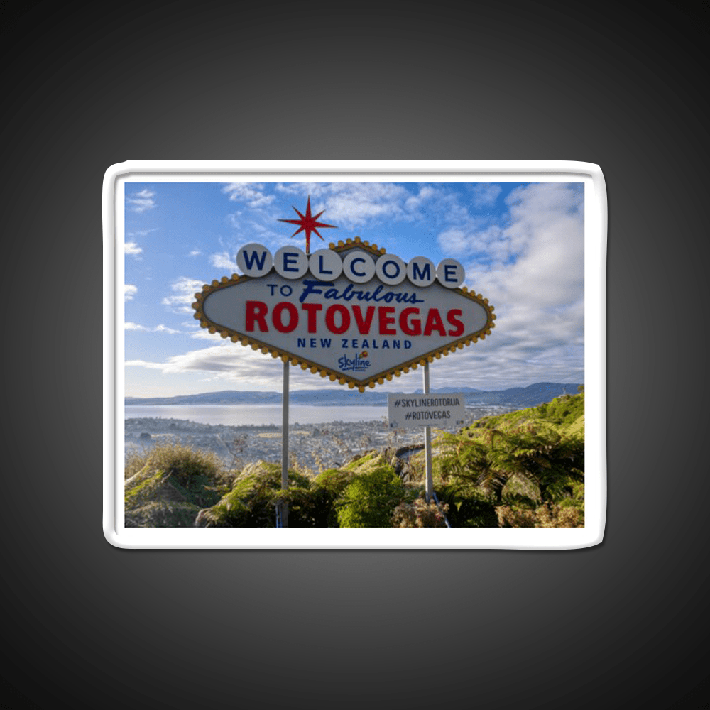 Welcome To Rotovegas Welcome Led Neon Sign Open Sign Rgb Color - Shineneon