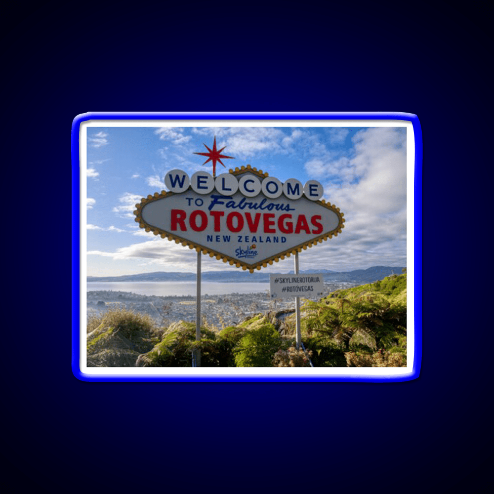 Welcome To Rotovegas Welcome Led Neon Sign Open Sign Rgb Color - Shineneon